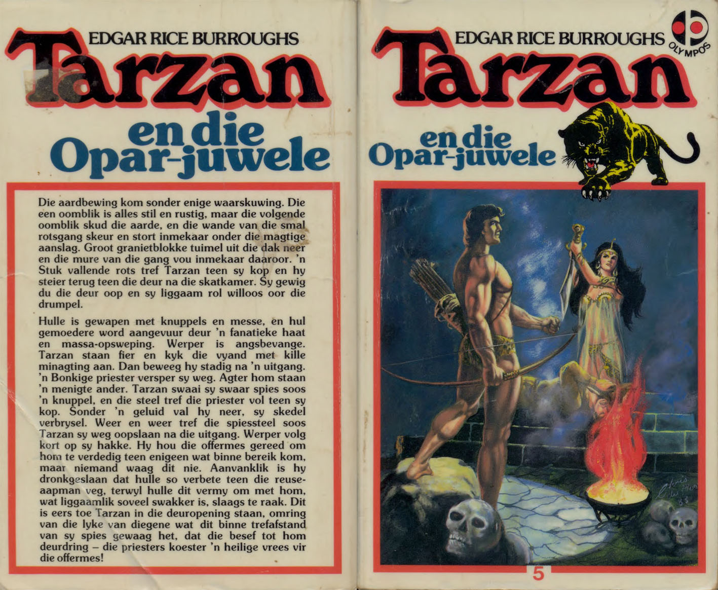 5. Tarzan en die Opar juwele - Edgar Rice Burroughs (1984)